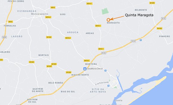 Route via Google Maps | Quinta Maragota Oost Algarve